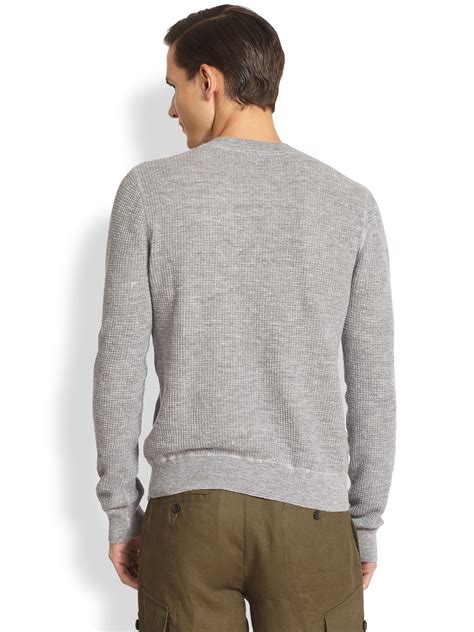 michael kors mario shirt|michael kors grey crewneck sweatshirt.